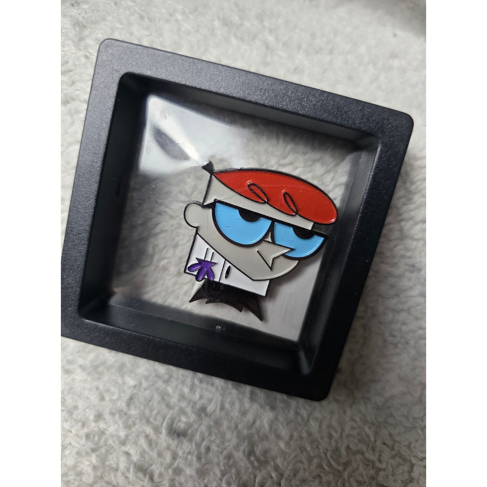 Dexter's Laboratory Enamel Pin Cartoon Network Dexter Red White Blue ACC01-PIN